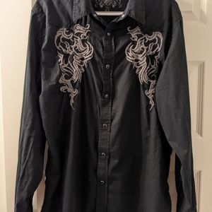 Guess Long Sleeve Western style shirt